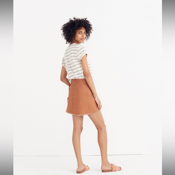 Madewell High-Waist Snap Skirt - Picture 3 of 4